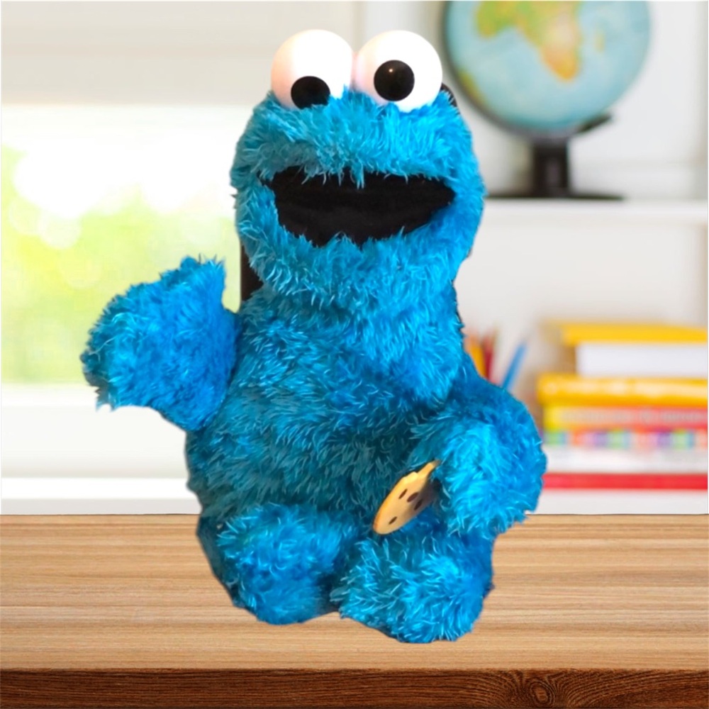 Sesame Street Feed me Cookie Monster Plush Toy
